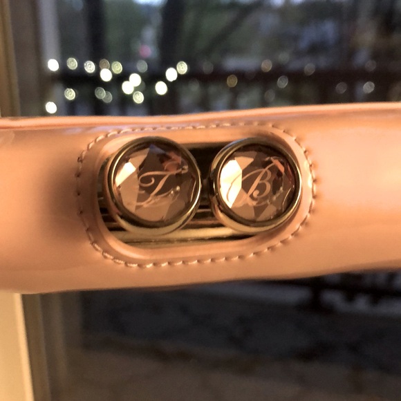 [Ted Baker] Jeweled Kiss Clasp Bobble Matinee Long Wallet in Light Pink - Picture 2 of 14